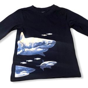🔑5/$30 Carter’s Kids Shark Shirt Boys Size 8